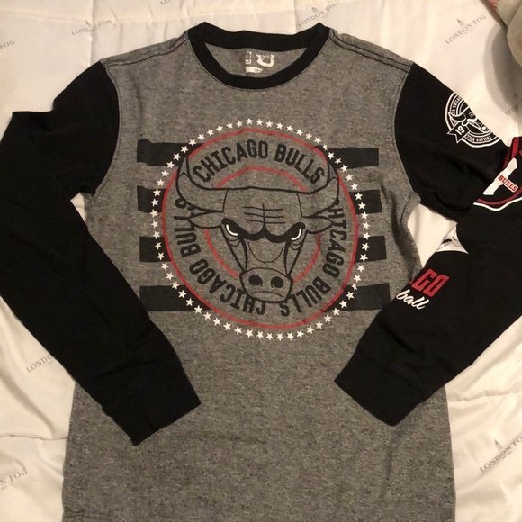 Chicago bulls long sleeve shirt size small mens - Picture 1 of 6